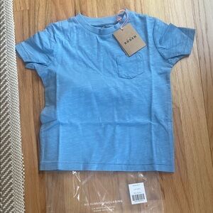 Boden Blue Short Sleeve Tee Classic Crew Neck